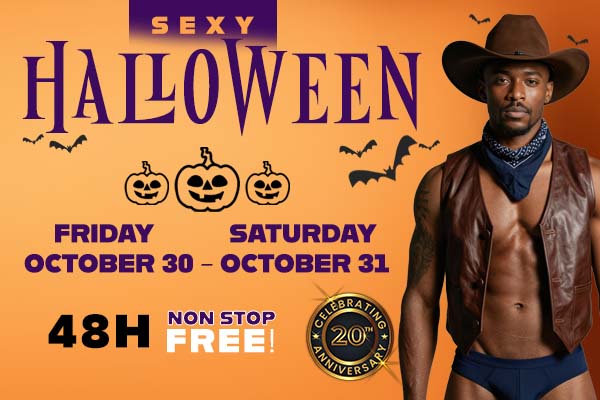 Sexy Topless Halloween Party